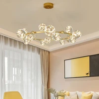 fashion nordic lights led pendant lamps for kitchen living room bedroom glass ball pendant lamp indoor decoration lighting