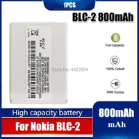 1PCS BLC-2 BLC2 BLC phone Battery for NOKIA 3310 3315 3330 3335 3350 3510 3530 5510 6650 6800 Replacement Li-ion Batterie