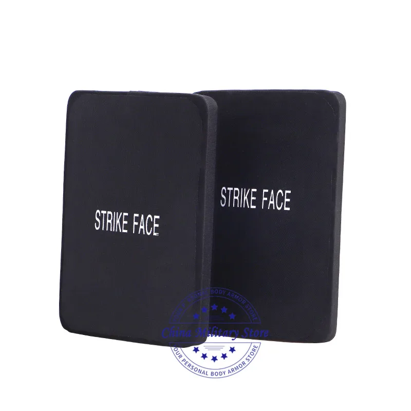 1 Piece NIJ III 0101.06 Bulletproof Side Plate 6x8 Inch Alumina Ceramic &amp PE Stand Alone Ballistic Armor Panel |