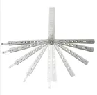 Складная расческа из нержавеющей стали, тренировочный нож-бабочка, расческа для бороды, усов, инструменты для укладки