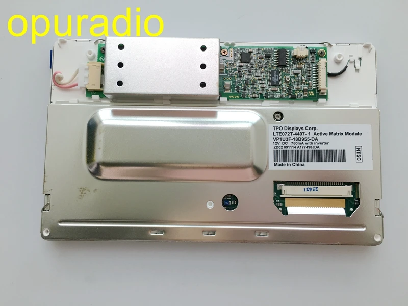 Оригинальный 7 2 дюймовый ЖК экран 4400 4407 LTE072T для Peugeot 407 автомобильный gps навигатор