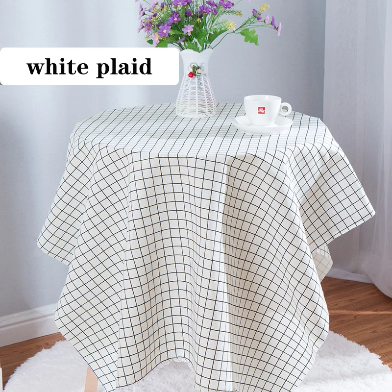 Принт с героями мультфильмов скатерть из хлопчатобумажной ткани прямоугольник