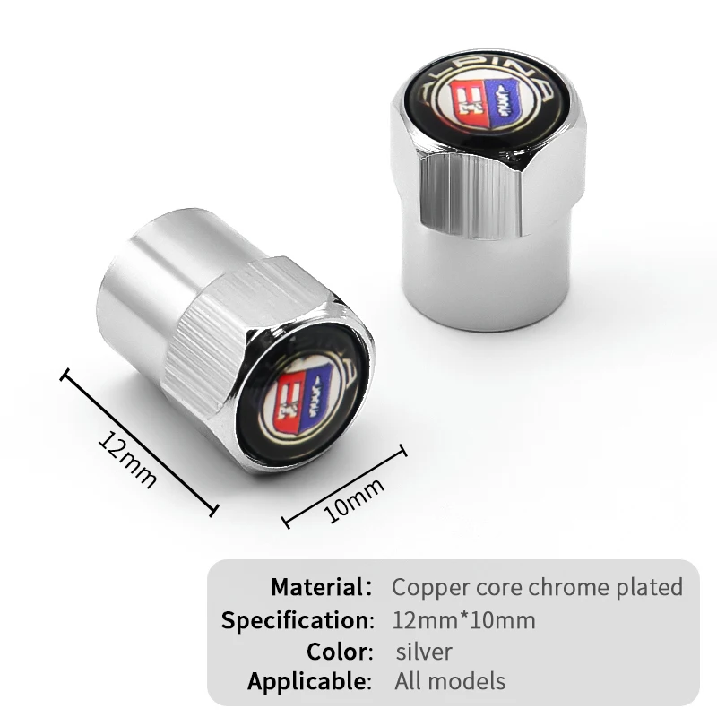 

Auto parts valve core cover Alpina- logo high quality tire protection cap for B3 B4 B5 B7 D3 D5 XB7 E87 E53 E46 E34 E30 E60 E90