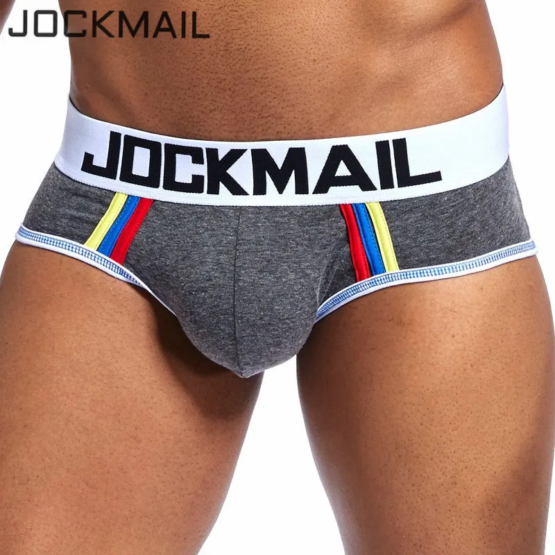 Трусы JOCKMAIL мужские с карманом пуш-ап Брендовое хлопковое нижнее белье пикантные