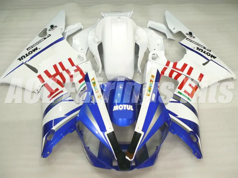

НОВЫЕ комплекты обтекателей из АБС-пластика для Yamaha YZF 1000 R1 00 01 YZF-R1 2000 2001 комплект обтекателей для мотоциклов синий и белый