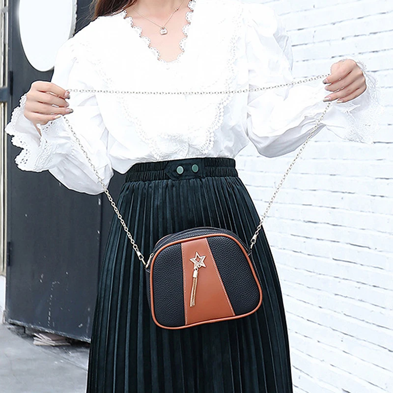 

Vintage Crossbody PU Leather Cell Phone Shoulder Bag Messenger Bags Fashion Daily Use For Women Handbags