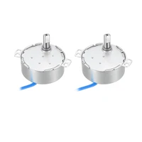 uxcell synchronous motor ac 100 127v 2 36rmp 50 60hz 4w double flat shaft cwccw for hand made diy project