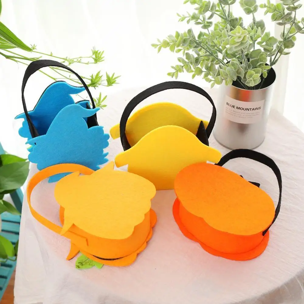 Конфетная Сумка На Хэллоуин с изображением тыквы ведьмы паука Детская сумка для