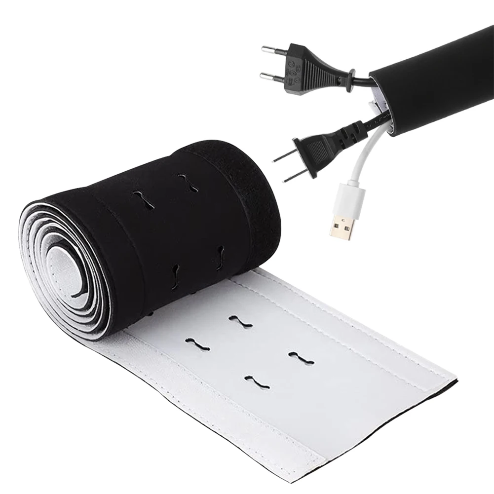 

125x13,5 см кабель Управление гибкий неопрен Обёрточная бумага провод шнур крышки, записная книжка, черно-белые Реверсивный