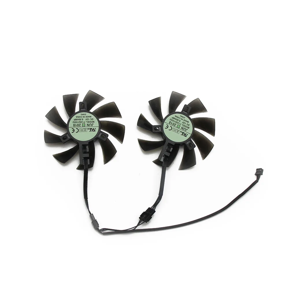 Вентилятор охлаждения для двух видеокарт Palit GeForce GTX 1070 Ti 1060 1080 GTX1060 4Pin 87 мм T129215SU -