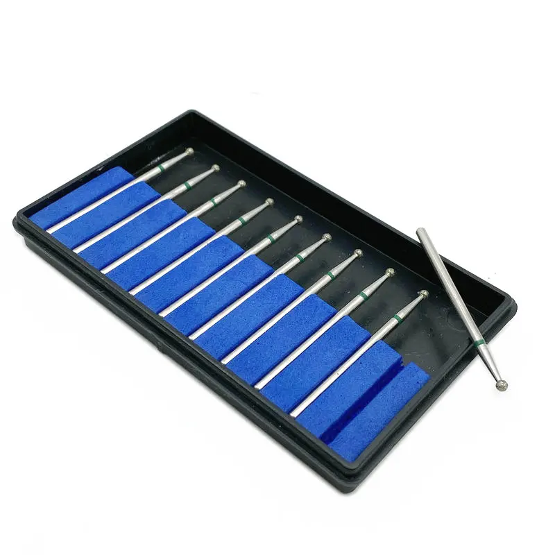 10 шт./компл. Алмазная дрель для ногтей Фрезерный резак стоматологический