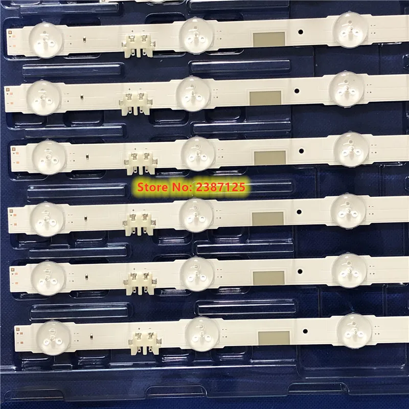 16 шт. Светодиодная лента V5DR_500SCB_R1 V5DR_500SCA_R1 BN96-38480A для Sam sung 50 ''ТВ UE50JU6850 UE50JU6800K