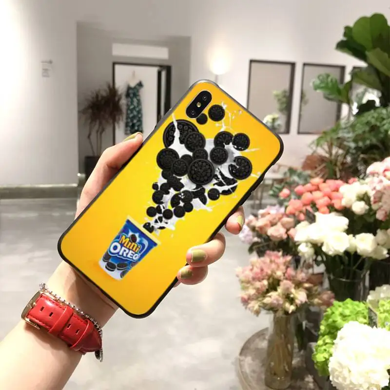 Милый чехол для телефона PENGHUWAN Oreo Бисквитное украшение iPhone 11 pro XS MAX 8 7 6 6S Plus X 5S SE XR |