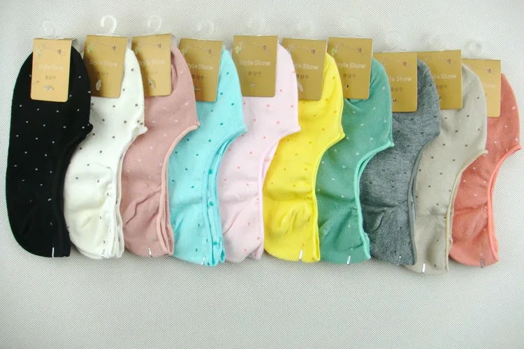

5 Pairs/ Lot Cotton Socks Women Japanese Shallow Mouth Invisible Socks Candy Color Ladies Boat Socks Wholesale Women Crew Socks