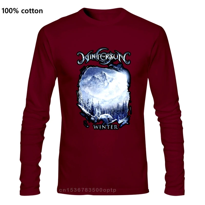 

Зимняя черная футболка Wintersun