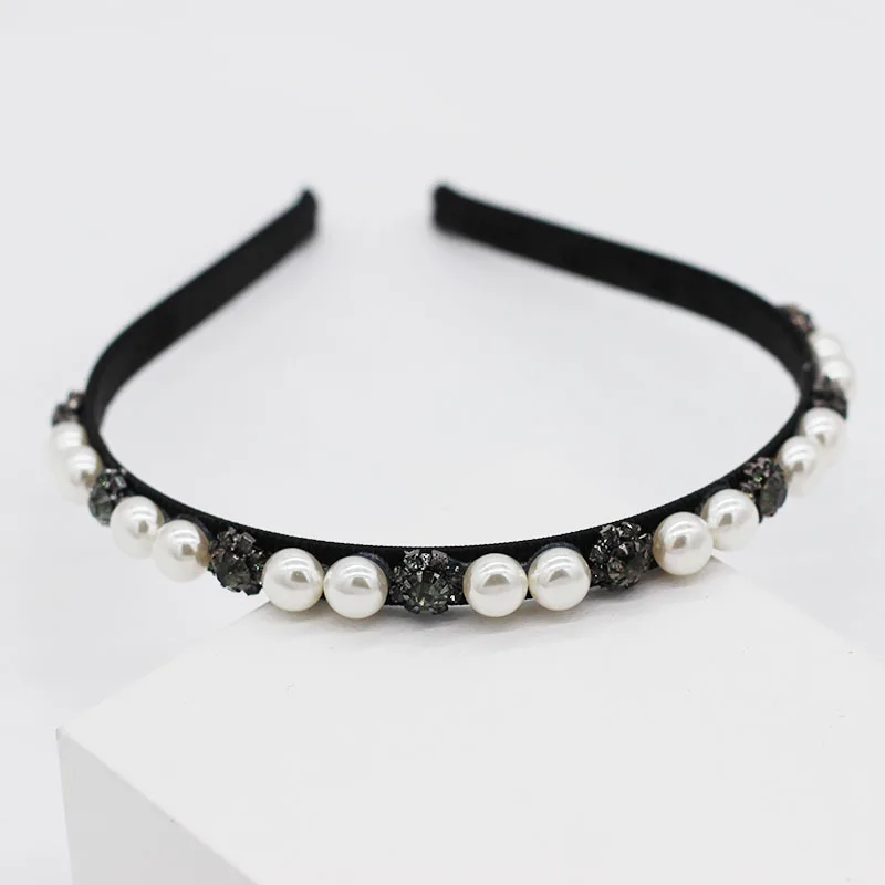 Тонкий головные повязки с драгоценными камнями в стиле барокко драгоценный