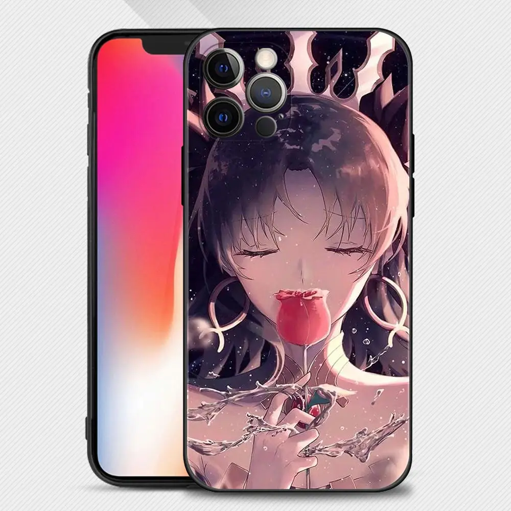Чехол для телефона Fate Zero Tohsaka Rin iPhone 13 12 11 Pro Max XS XR X 7 8 Plus Mini 6S 5S SE 2020 силиконовый