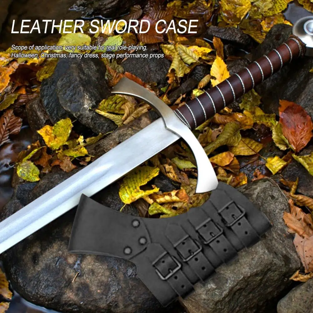 Кожаный Меч Лягушка легкий арморический реплик средневековый эпохи кобура для