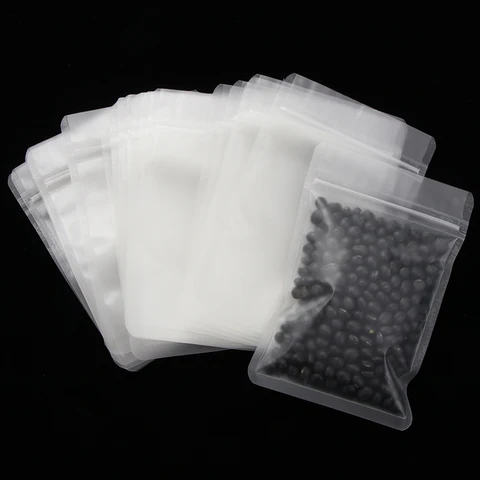 20 шт./компл. матовый прозрачный пластиковый пакет на молнии с голограммой из алюминиевой фольги, маленькие водонепроницаемые закрывающиеся мешочки на молнии