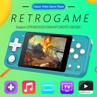 powkiddy q90 retro game console 3 0 inch ips lcd game player dual system classic handheld device built in 2000 games boy gift