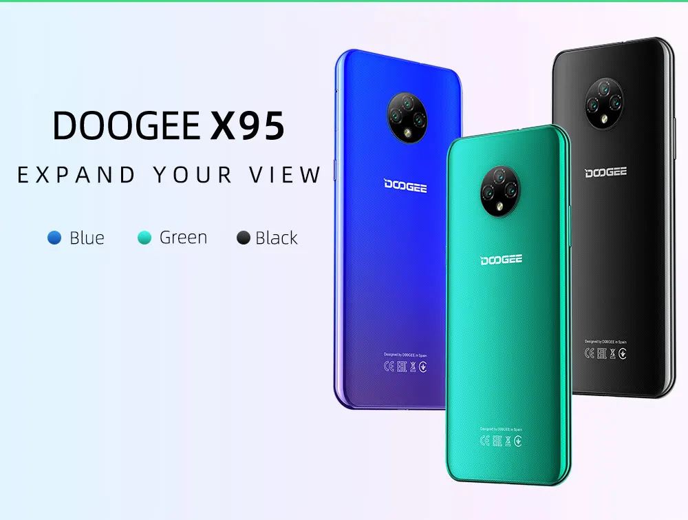 DOOGEE X95 6 52 "Дисплей 16 Гб Встроенная память мобильного телефона Android 10 4G LTE