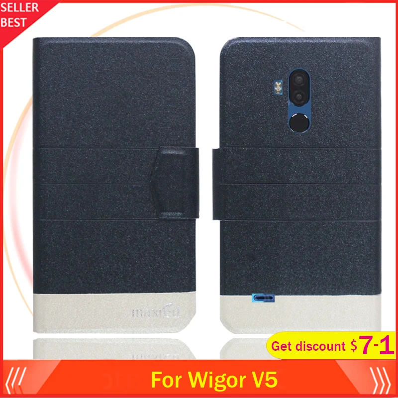 5 цветов горячей! Wigor V5 чехол 85 &quotфлип ультратонкий кожаный эксклюзивный для