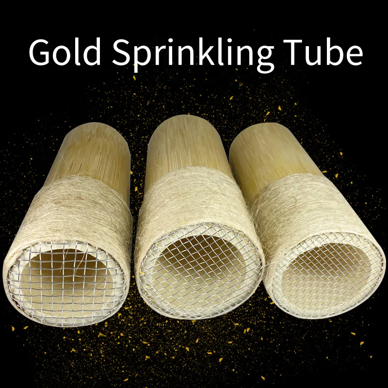 Бамбуковая трубка для золота Фольга сусальное золото инструмент посыпать с