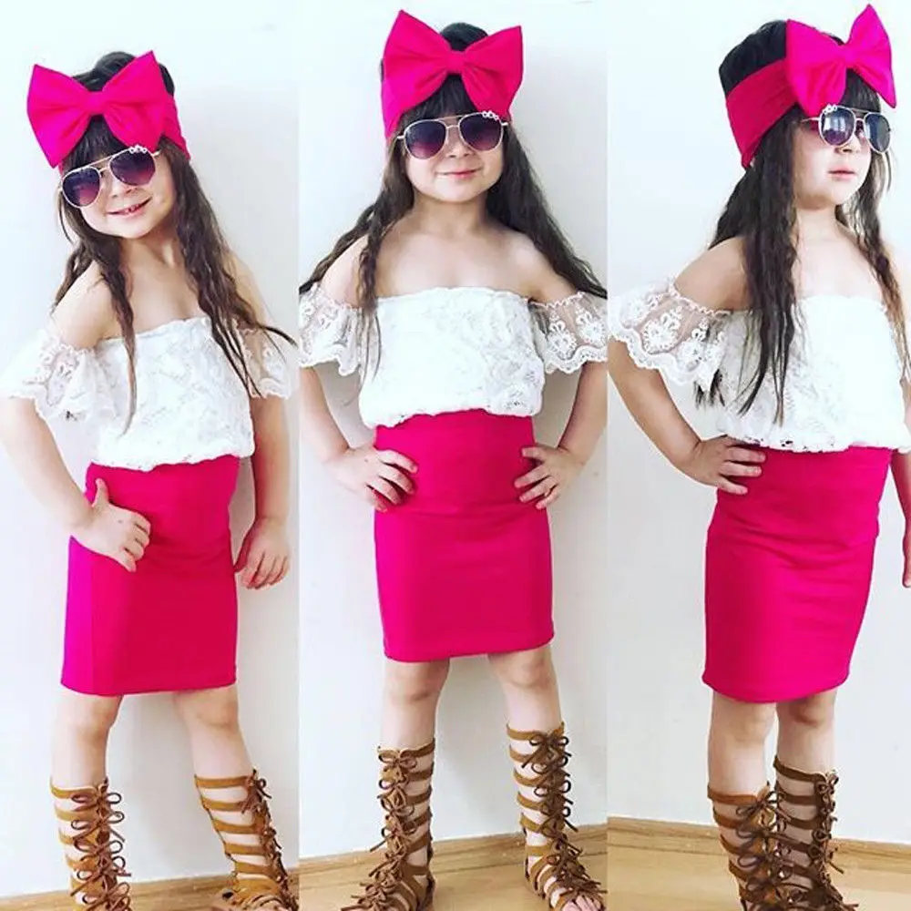 Новинка наряды для маленьких девочек однотонная кружевная майка с открытыми