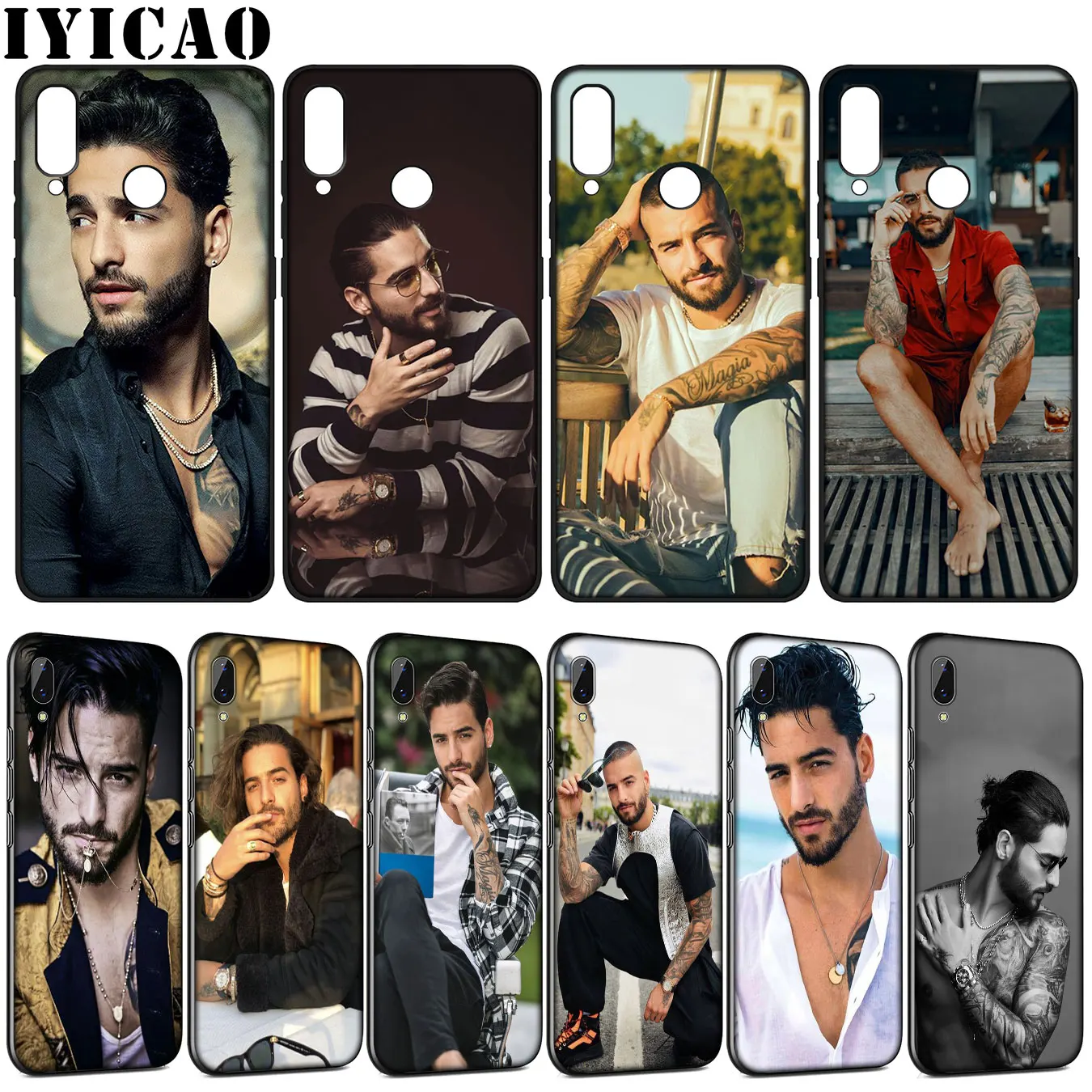 Мягкий силиконовый чехол IYICAO Maluma для Huawei Y9 Y7 Y6 Prime 2019 Honor 20 10 9 9X 8C 8X 8 Lite 7C 7X 7A