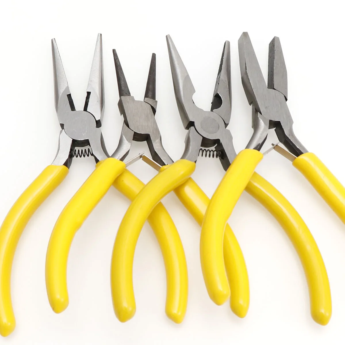 

8pc DIY Multifunction Tools Pliers Hand Beaded Jewelry Pliers Wholesale Accessories Yellow Handle Pliers