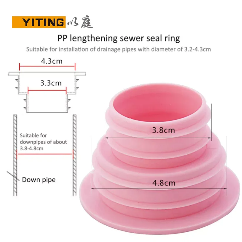Силиконовое кольцо-дезодорант для трубопровода водопроводная труба с защитой от