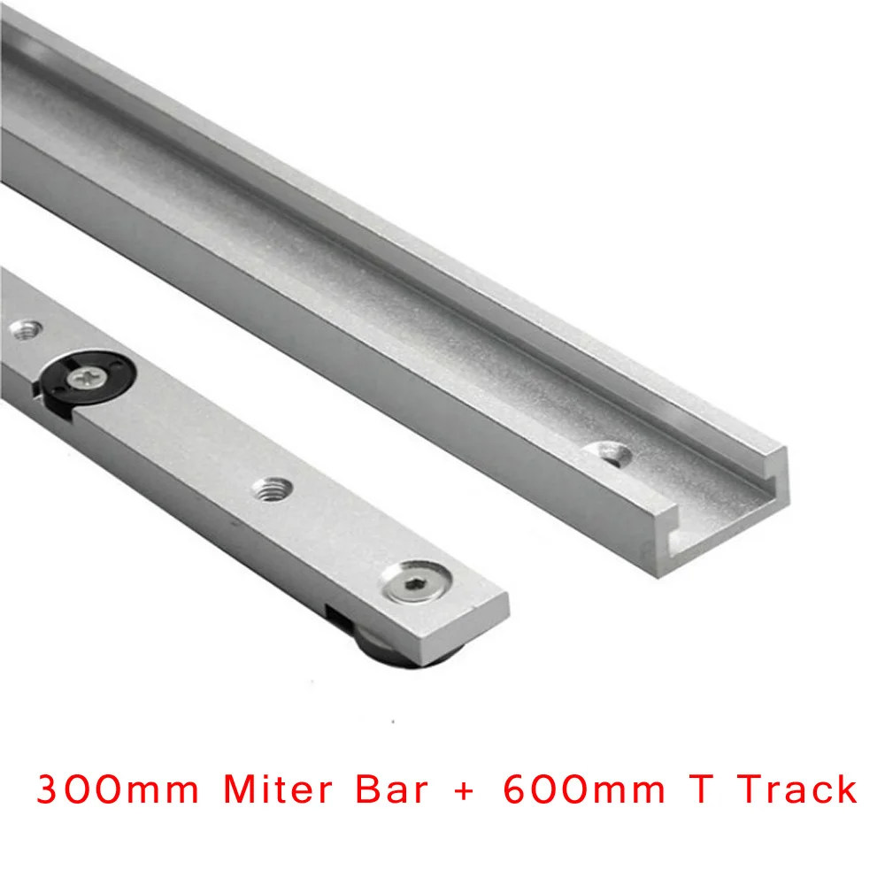 

1Set 1*Miter Bar Aluminum Alloy 1*Miter Track Woodworking Tool Slider Table Saw
