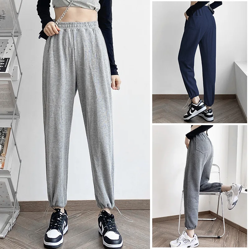 

Леггинсы для спортзала, штаны для йоги, спортивная одежда для фитнеса, женская Свободная Повседневная быстросохнущая Беговая одежда с завя...