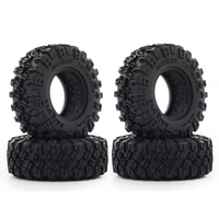 4pcs 52x17mm 1 0 inch soft rubber wheel tires tyre for 124 rc crawler car axial scx24 90081 axi00002 upgrade parts