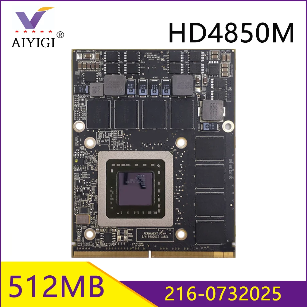 Видеокарта Radeon HD4850 HD4850M GDDR3 512 Мб 216 0732019 109 B91157 00 с X кронштейном для Apple iMac 27 дюймов