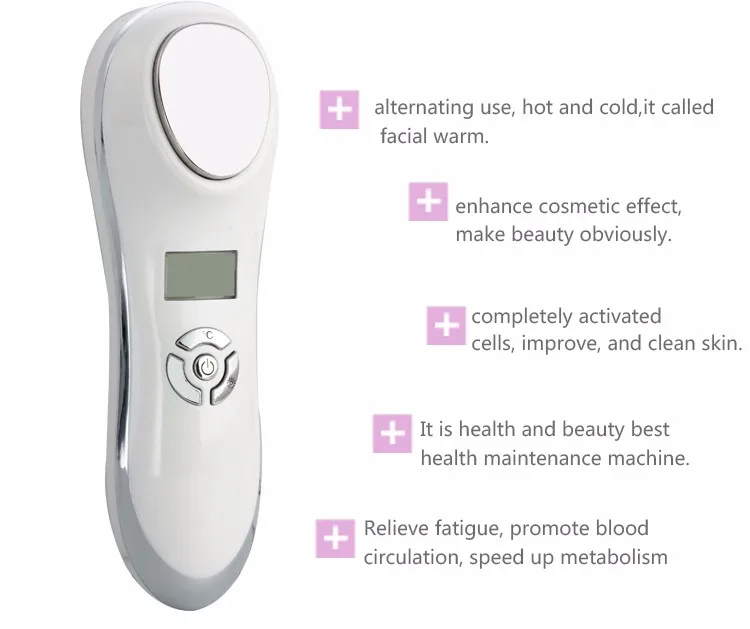 5 в 1 горячий и холодный массажер для лица фотонная терапия омоложение кожи