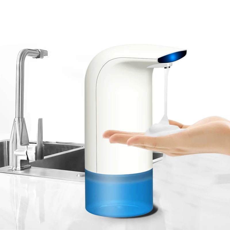 

300ML auto induction foaming mobile phone soap dispenser without battery Infrared sensor Quantitative spray Leak-proof