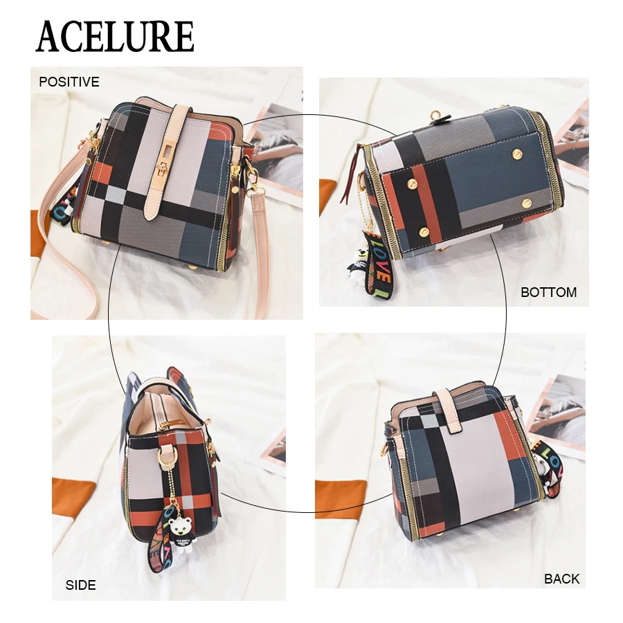 ACELURE, новинка, горячая распродажа, сумки на плечо, Женская Повседневная Сумка-тоут, женские сумки-мессенджеры, высокое качество, сумка из искусственной кожи, сумки через плечо