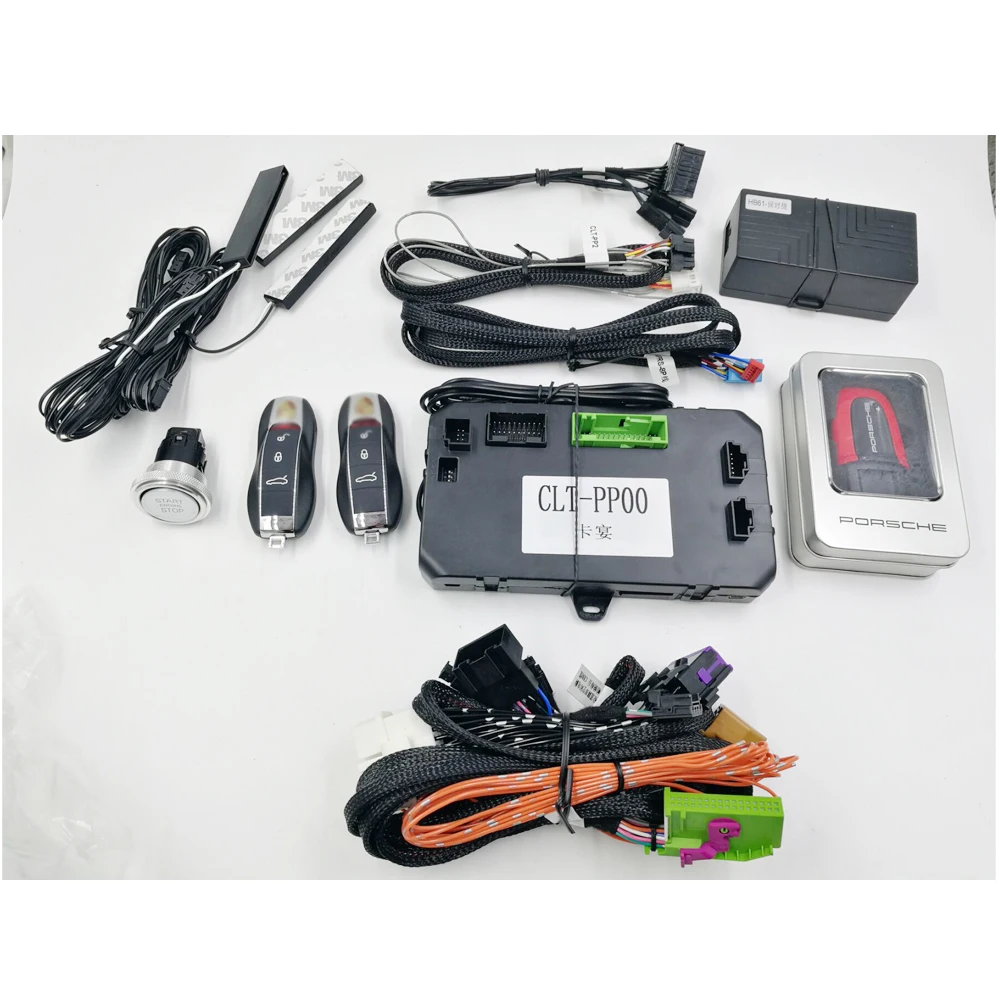 Для Porsche Cayenne/MACAN/Panamera добавьте кнопочную систему start stop и PKE Keyless GO Entry протокол