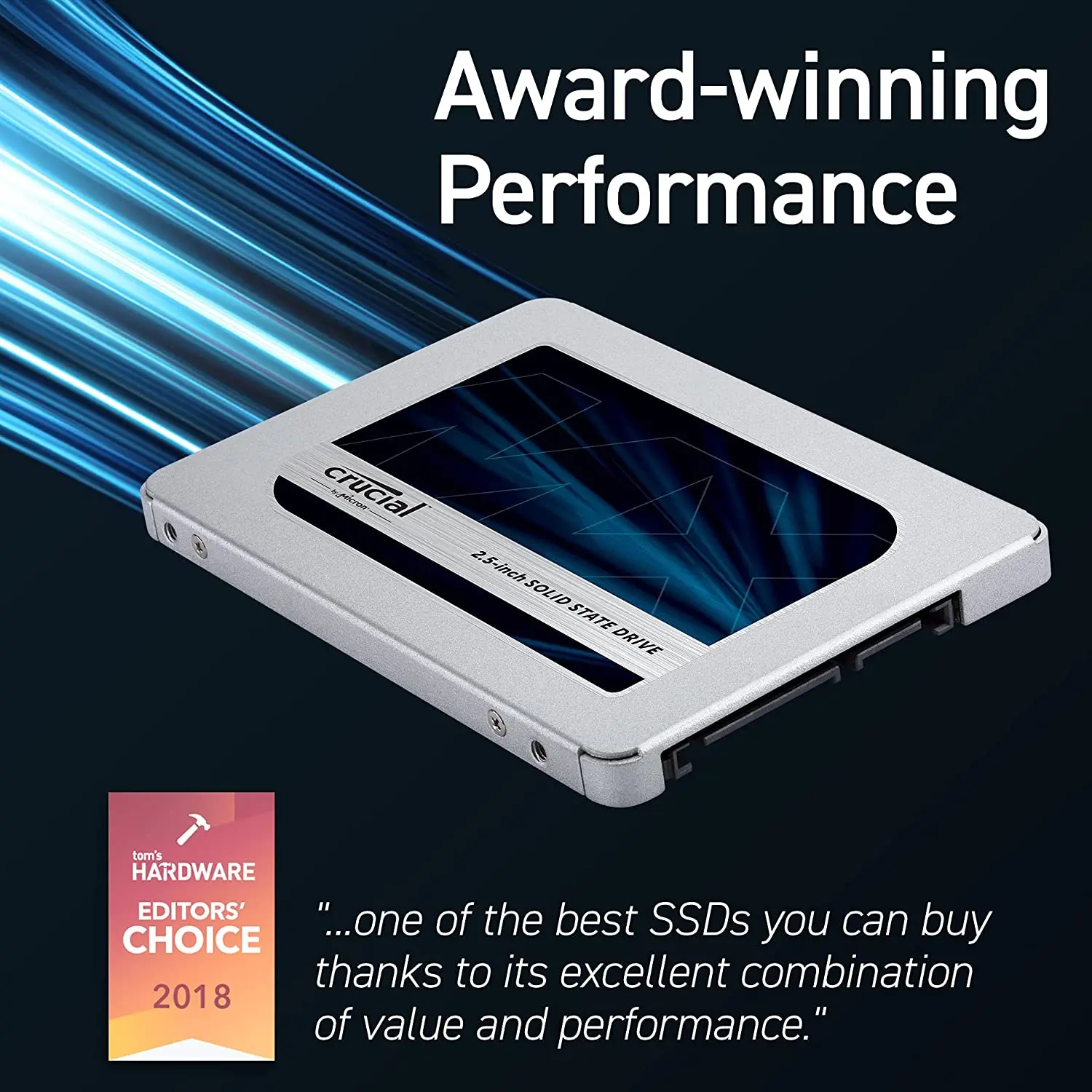 SSD-накопитель Crucial MX500 250/500/1000/2000 Гб 3D NAND SATA3 | Компьютеры и офис