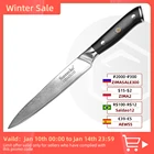 Кухонный нож SUNNECKO VG10, японское лезвие из дамасской стали, острый кухонный нож 8 дюймов, лезвие из стали G10, ручка шеф-повара, нарезка