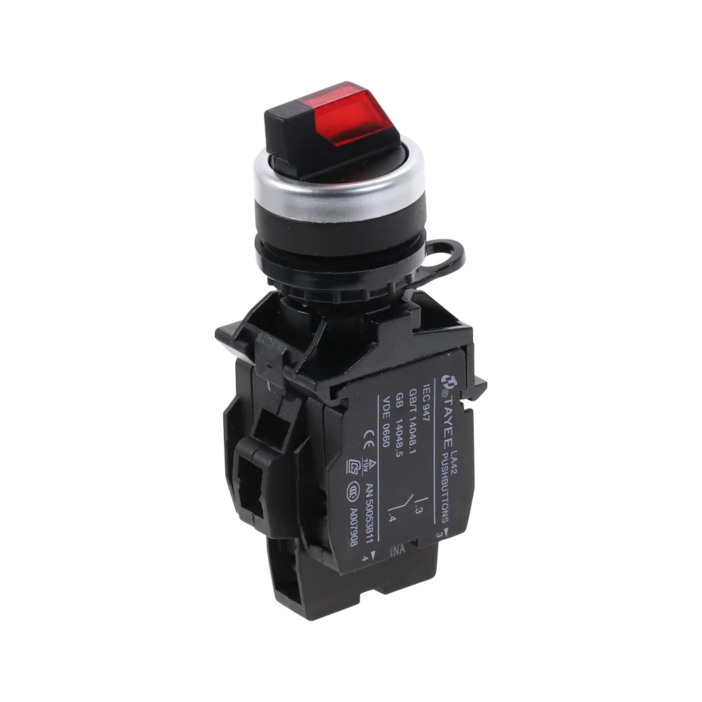 

2-позиционный переключатель с Красной светодиодной кнопкой