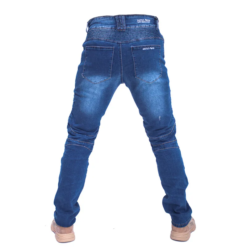 Мотоциклетные брюки с вышивкой мотоциклетные джинсы защитой от падения