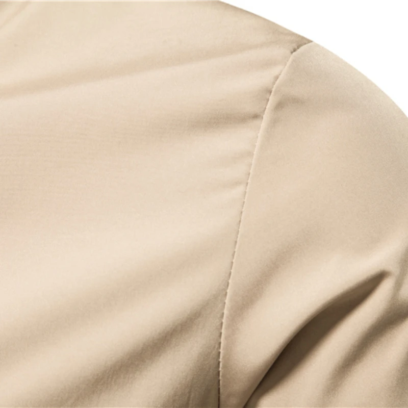 Популярная Высококачественная однотонная куртка-бомбер мужские повседневные