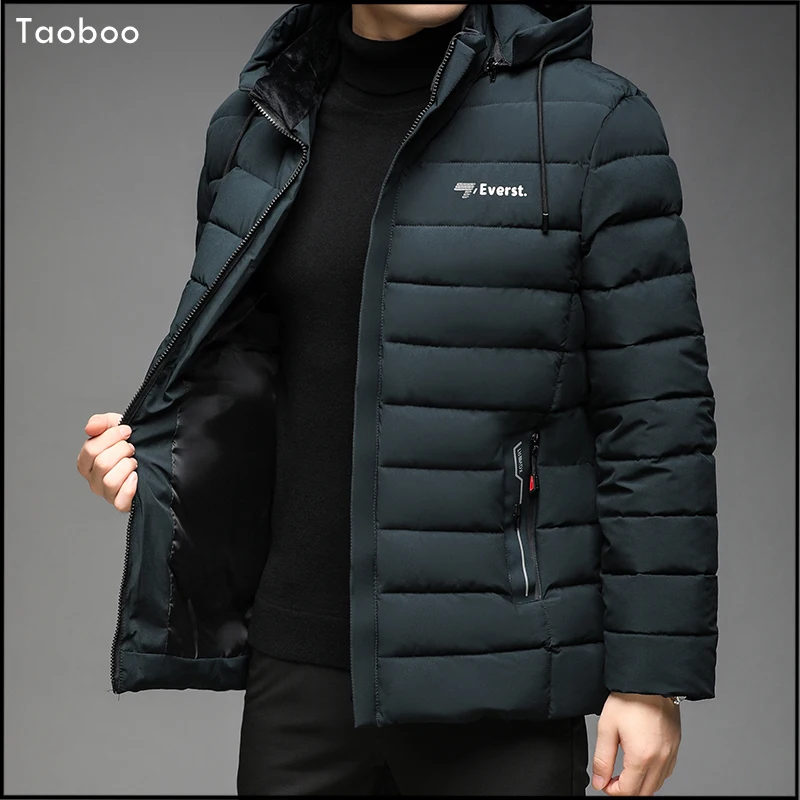 Taoboo 2021 зимняя куртка Мужская Утепленная водонепроницаемая верхняя одежда с