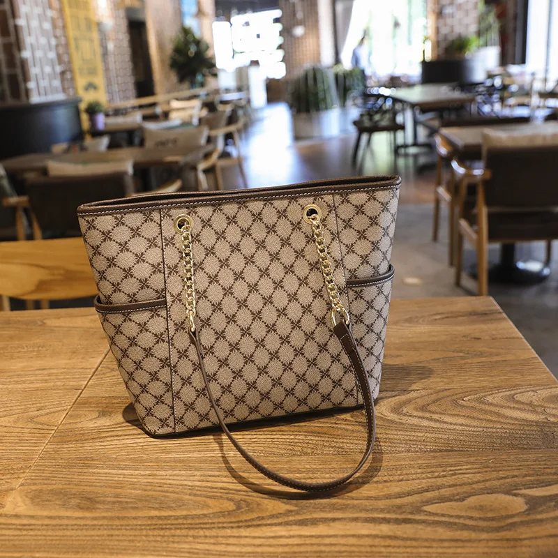 

Women's Wallet Shoulder Bag Multi-Function Set Luxury Women Brand Handbags Fashion Print Pu material 2021 Designer