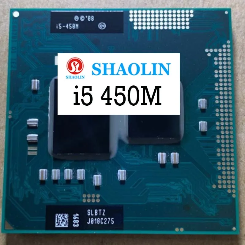 

i5-450M i5 450M 2.4 GHz Dual-Core Quad-Thread CPU Processor 3W 35W Socket G1 / rPGA988A Original SHAOLIN Official Version