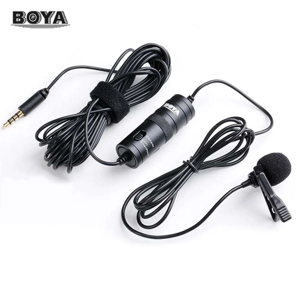 BOYA BY-M1 3 5 мм микрофон или iPhone Смартфон Canon Nikon DSLR камера видеомикрофон F3.5 PK BY M1 |