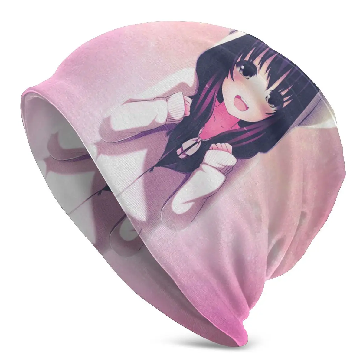 

Anime Girl Beanies Pullover Cap Comfortable , Adult Men's Woman Knit Hat
