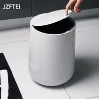 portable kitchen trash pack can round with lid garbage bucket classification press type plastic bins basket fashion home decor